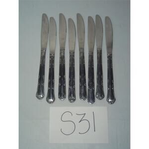 8 Capco CA03 Dinner Knives Knife Stainless Korea Glossy - 0213S31